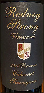 Rodney Strong 2016 Reserve Cabernet Sauvignon