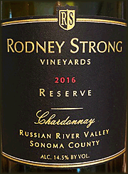 Rodney Strong 2016 Reserve Chardonnay