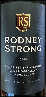 Rodney Strong 2018 Alexander Valley Cabernet Sauvignon
