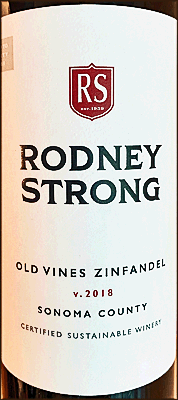 Rodney Strong 2018 Old Vines Zinfandel