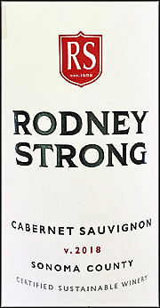 Rodney Strong 2018 Sonoma County Cabernet Sauvignon