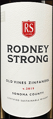 Rodney Strong 2019 Old Vines Zinfandel