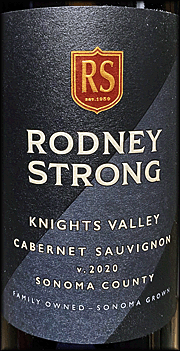 Rodney Strong 2020 Knights Valley Cabernet Sauvignon