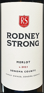 Rodney Strong 2021 Sonoma County Merlot