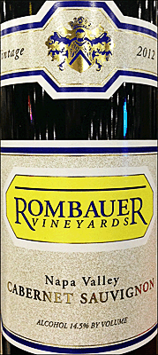 Rombauer 2012 Cabernet Sauvignon