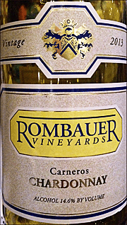 Rombauer 2013 Chardonnay