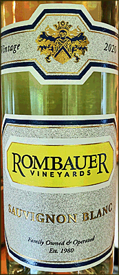 Rombauer 2020 Sauvignon Blanc