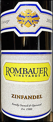 Rombauer 2020 Zinfandel