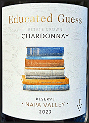 Educated Guess 2023 Reserve Chardonnay