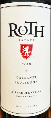 Roth 2018 Cabernet Sauvignon