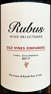 Rubus 2017 Old Vine Zinfandel