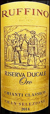 Ruffino 2014 Chianti Classico Gran Selezione Riserva Ducale Oro