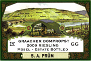 S A Prum 2009 Graacher Dompropst GG Riesling