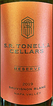 S.R. Tonella 2019 Reserve Sauvignon Blanc