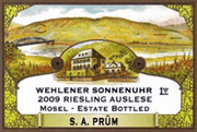 S A Prum 2009 Wehlener Sonnenuhr Auslese