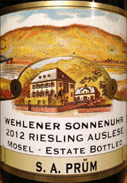 S.A. Prum 2012 Wehlener Sonnenuhr Auslese Riesling