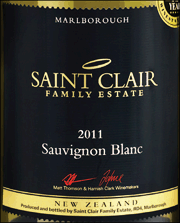 Saint Clair 2011 Sauvignon Blanc