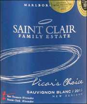 Saint Clair 2012 Vicar's Choice Sauvignon Blanc