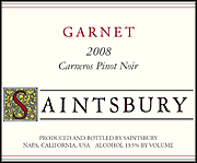 Saintsbury 2008 Garnet Pinot Noir
