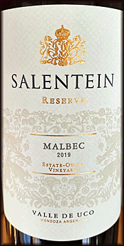 Salentein 2019 Reserve Malbec