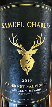 Samuel Charles 2019 Single Vineyard Cabernet Sauvignon