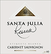 Santa Julia 2010 Reserva Cabernet