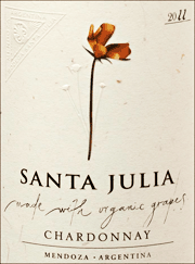 Santa Julia 2011 Organica Chardonnay