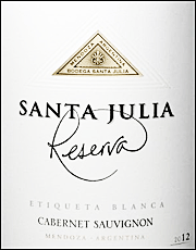 Santa Julia 2012 Reserva Cabernet