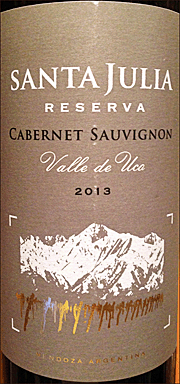 Santa Julia 2013 Reserva Cabernet Sauvignon