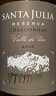 Santa Julia 2015 Reserva Chardonnay