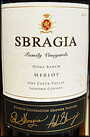 Sbragia 2017 Merlot