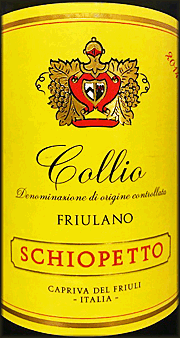 Schiopetto 2015 Friulano