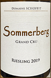 Schoffit 2019 Grand Cru Sommerberg Riesling