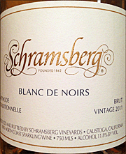 Schramsberg 2011 Blanc de Noir