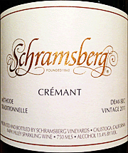 Schramsberg 2011 Cremant Demi-Sec