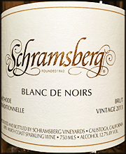 Schramsberg 2013 Blanc de Noirs