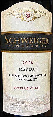 Schweiger 2018 Merlot