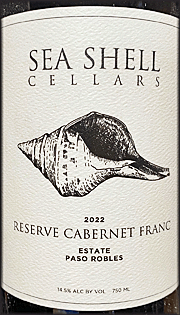 Sea Shell Cellars 2022 Reserve Cabernet Franc