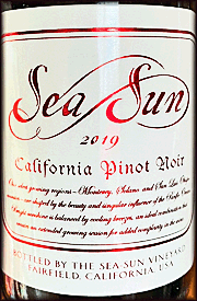 Sea Sun 2019 Pinot Noir