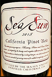 Sea Sun 2018 Pinot Noir