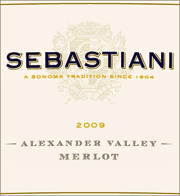 Sebastiani 2009 Alexander Valley Merlot