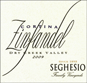 Seghesio 2009 Cortina Zinfandel