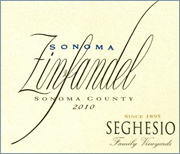 Seghesio 2010 Sonoma County Zinfandel