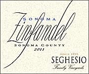 Seghesio 2011 Sonoma County Zinfandel
