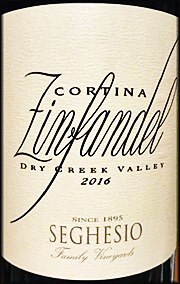 Seghesio 2016 Cortina Zinfandel