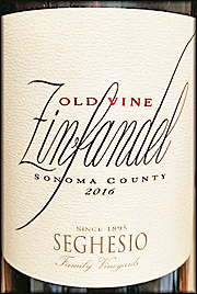 Seghesio 2016 Old Vine Zinfandel