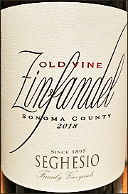 Seghesio 2018 Old Vine Zinfandel