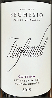 Seghesio 2019 Cortina Zinfandel