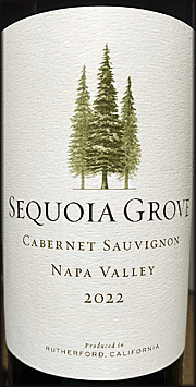 Sequoia Grove 2022 Napa Valley Cabernet Sauvignon