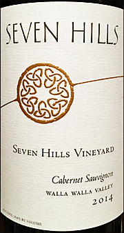 Seven Hills 2014 Seven Hills Vineyard Cabernet Sauvignon